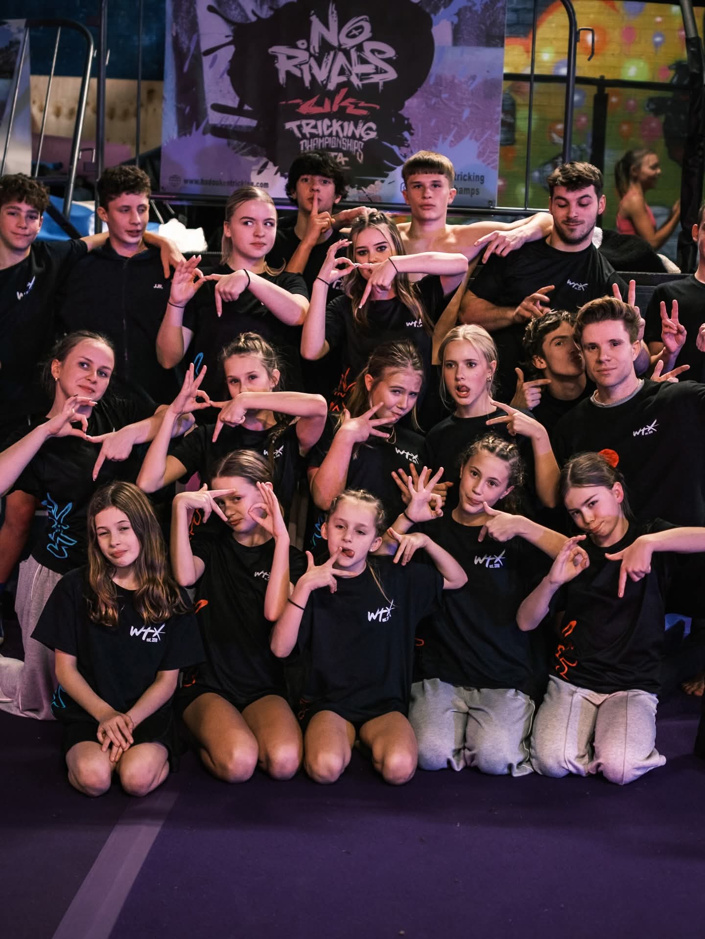 The WightTricks squad at the academy