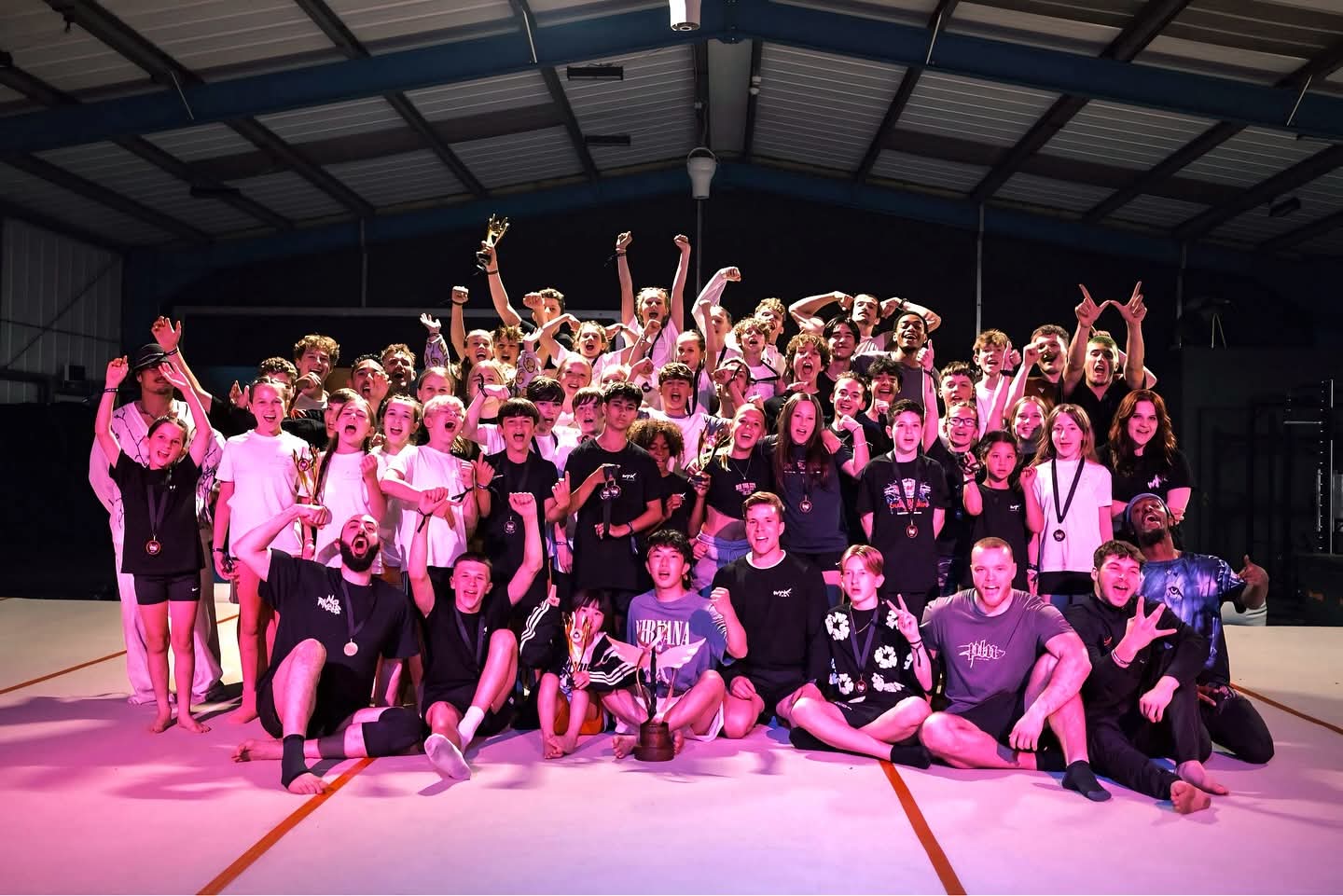 WightTricks athletes celebrating together